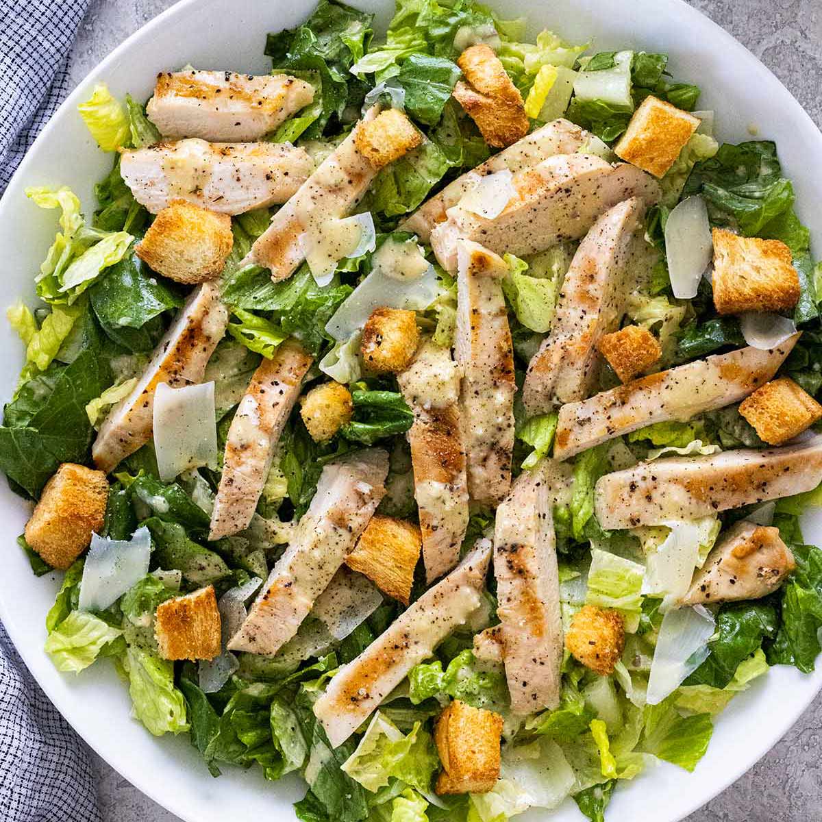 The Grilled Chicken Caesar Salad by Chef Biagio