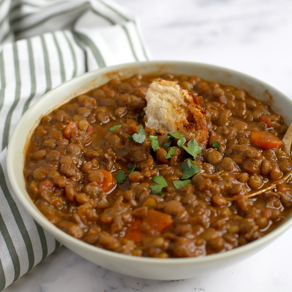 NEW: Chef Biagio’s Hearty Lentil & Sausage Soup